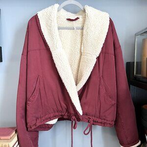 FP Movement Free People Mix It Up Reversible Jacket (Red) S